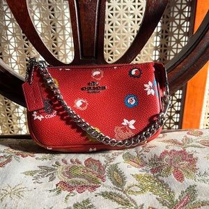 Coach Wristlet in Coral